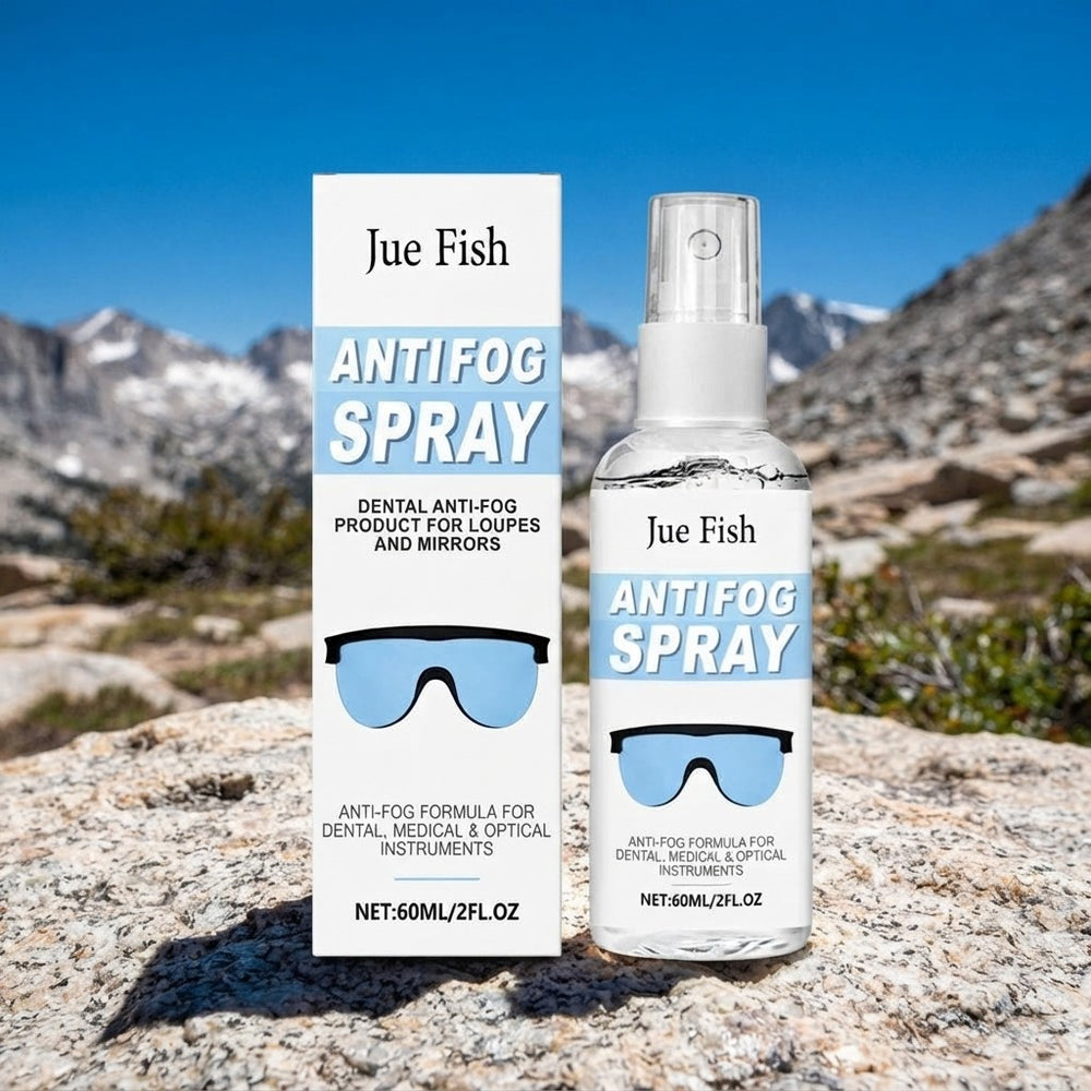 Ski Goggle Anti-Fog Spray – Long-Lasting Fog Prevention, 60ml